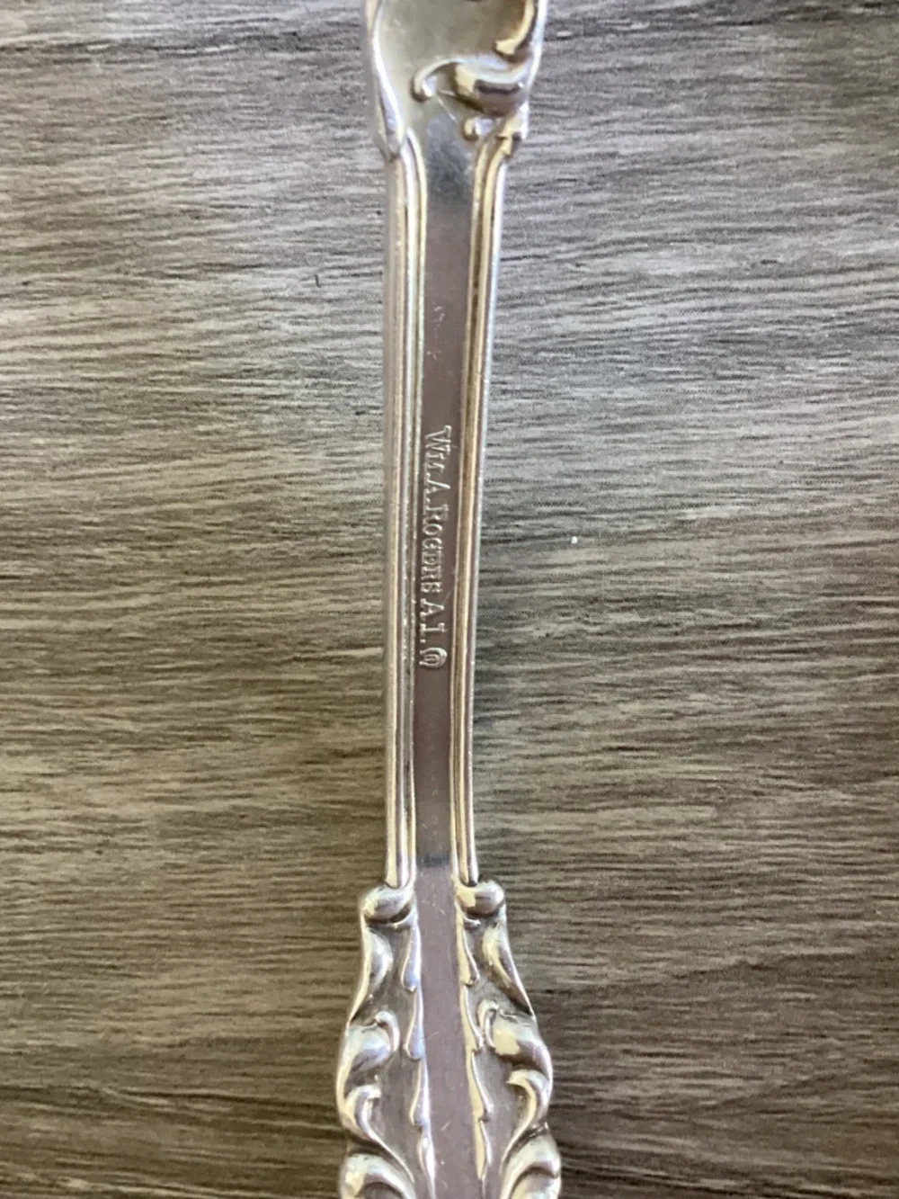 Antique Silver Plated Serving Utensils Lot Of 2 WM A Rogers A1 & S H Co Quadrupl